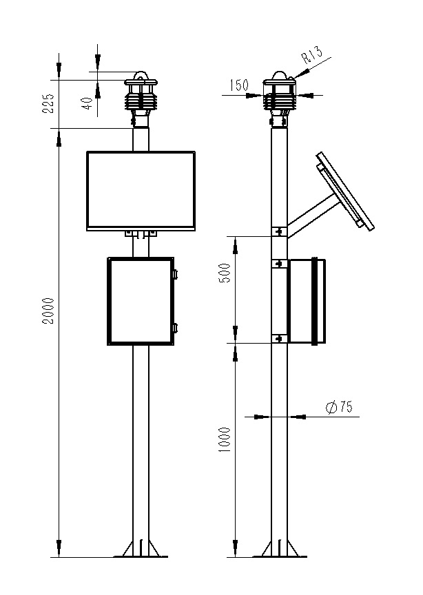 八要素一體式氣象站