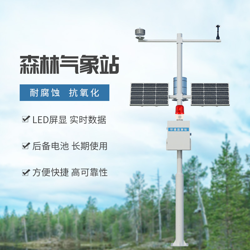 森林火險預警氣象站，創新保護森林持續發展工具