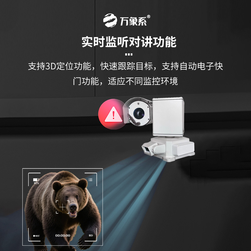 熊類智能驅逐器裝置，動物識別及入侵報警